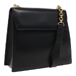 Black Leather Salvatore Ferragamo Shoulder Bag