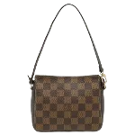 Brown Canvas Louis Vuitton Trousse Makeup