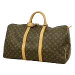 Brown Canvas Louis Vuitton Keepall