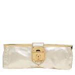 Beige Leather Miu Miu Clutch