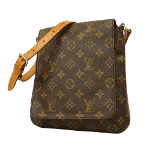 Brown Canvas Louis Vuitton Musette Salsa