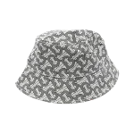 Grey Canvas Burberry Hat