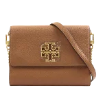 Brown Leather Tory Burch Crossbody Bag