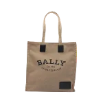 Green Canvas Bally Tote