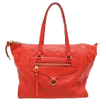 Red Leather Louis Vuitton Lumineuse