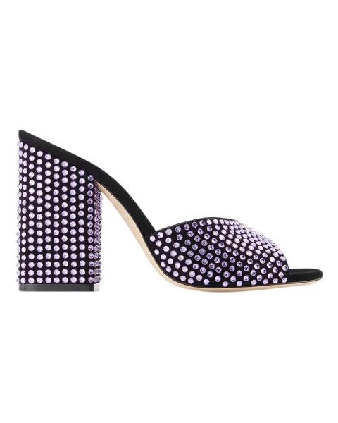 Purple Fabric Paris Texas Sandals
