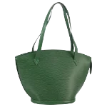 Green Leather Louis Vuitton Saint Jacques