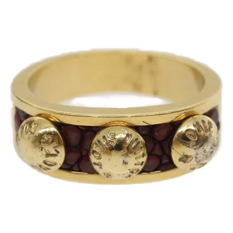 Gold Metal Louis Vuitton Ring