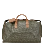 Brown Canvas Dior Travel Bag