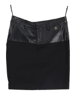 Black Cotton Gucci Skirt