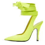 Green Suede The Attico Heels