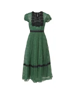 Green Fabric Burberry Dress