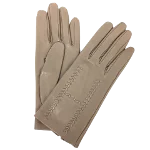 Grey Leather Hermès Gloves