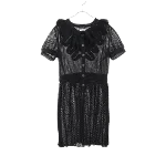 Black Cotton Chanel Dress