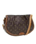 Brown Canvas Louis Vuitton Menilmontant