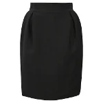 Black Wool Giambattista Valli Skirt