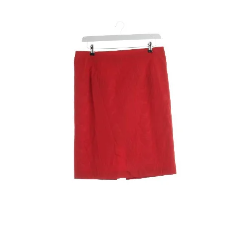 Red Fabric Windsor Skirt