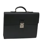 Black Leather Louis Vuitton Briefcase