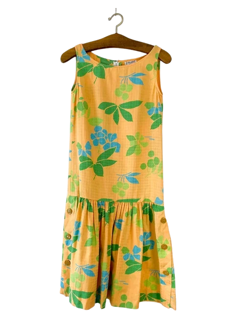 Yellow Cotton Celine Dress