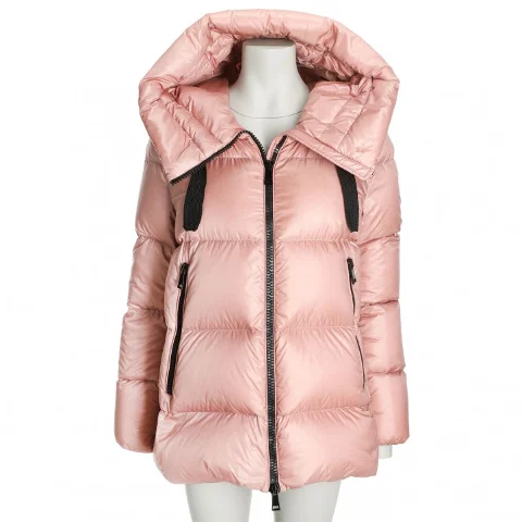 Pink Fabric Moncler Coat