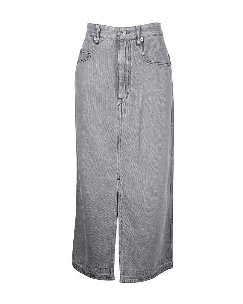 Grey Cotton Isabel Marant Skirt