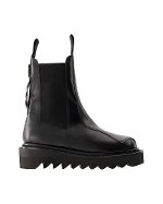Black Leather Toga Pulla Boots