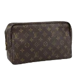 Brown Canvas Louis Vuitton Trousse Toilette