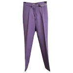 Purple Wool Courrèges Pants