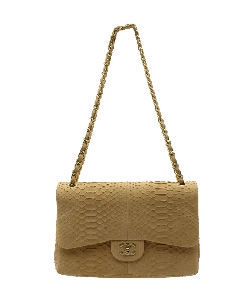 Nude Leather Chanel Flap Bag