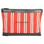 Red Cotton Balenciaga Clutch