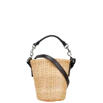 Beige Raffia Yves Saint Laurent Handbag