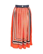Orange Polyester Michael Kors Skirt