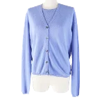 Blue Cotton Salvatore Ferragamo Cardigan