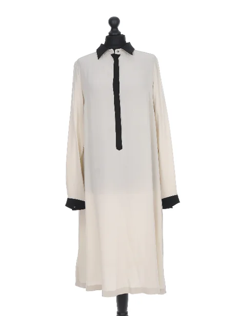 White Silk Max Mara Dress