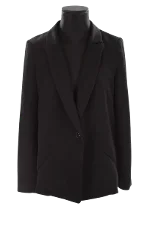 Black Polyester Ba&sh Blazer