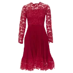 Red Silk Valentino Dress