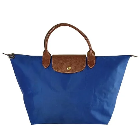 Blue Nylon Longchamp Handbag