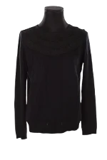 Black Wool Sézane Sweater