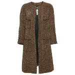 Brown Fabric Chanel Coat