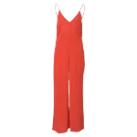 Red Fabric Ba&sh Jumpsuit