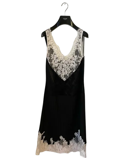Black Fabric Celine Dress