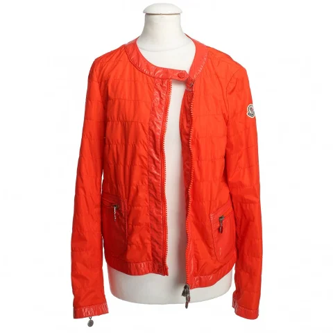 Orange Fabric Moncler Jacket