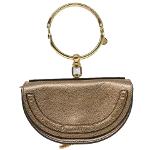 Gold Leather Chloé Handbag