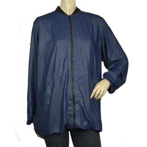 Blue Polyester Barbara Bui Jacket