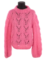 Pink Wool Ganni Sweater