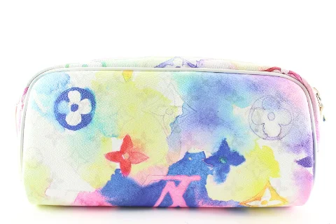 Multicolor Fabric Louis Vuitton Cosmetic Pouch