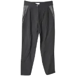 Black Fabric Anine Bing Pants