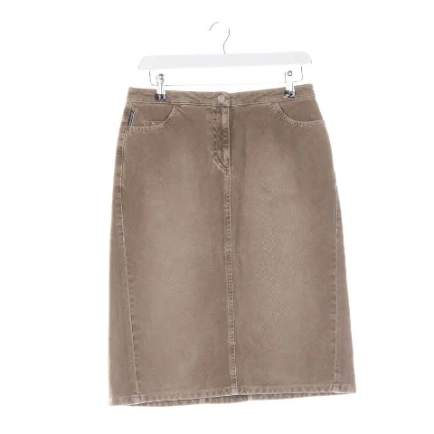 Brown Cotton Bogner Skirt
