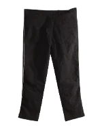 Black Nylon Ann Demeulemeester Pants