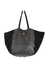 Black Leather Claris virot Handbag